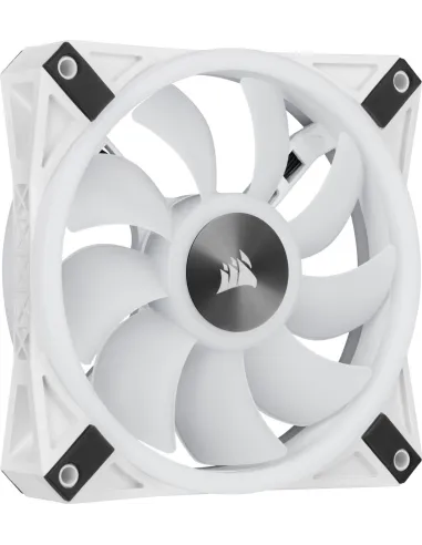 Corsair iCUE QL120 RGB PWM Triple Fan Kit Blanco con Lightning Node Core 120mm
