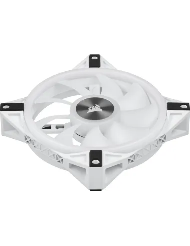 Corsair iCUE QL120 RGB PWM Triple Fan Kit Blanco con Lightning Node Core 120mm
