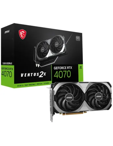 MSI GeForce RTX 4070 VENTUS 2X E OC 12GB GDDR6 DLSS3
