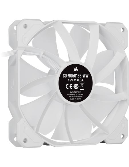 Corsair iCUE SP120 White RGB ELITE RGB LED AirGuide (Single Pack) 120mm Blanco