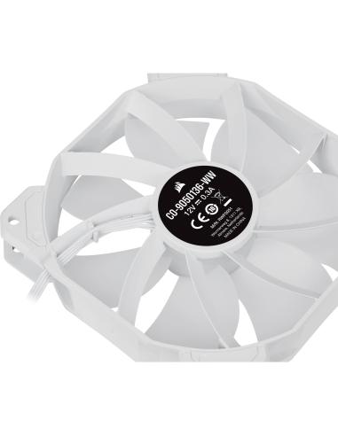 Corsair iCUE SP120 White RGB ELITE RGB LED AirGuide (Single Pack) 120mm Blanco
