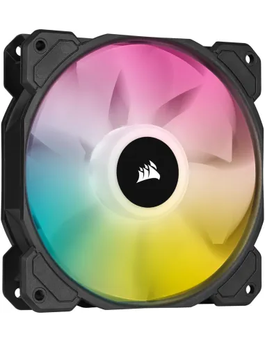 Corsair iCUE SP120 RGB ELITE Performance 120 mm PWM Triple Fan Kit con iCUE Lighting Node CORE Negro
