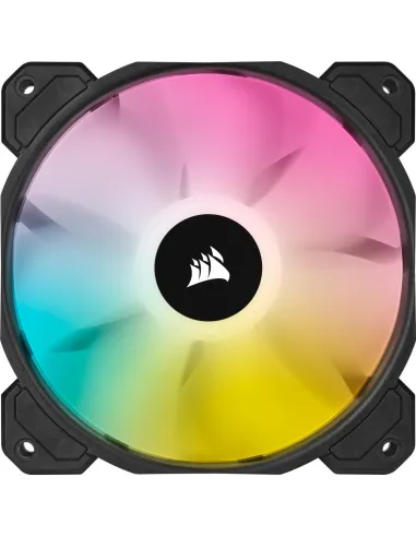 Corsair iCUE SP120 RGB ELITE Performance 120 mm PWM Triple Fan Kit con iCUE Lighting Node CORE Negro
