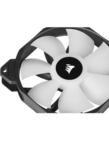Corsair iCUE SP120 RGB ELITE Performance 120 mm PWM Triple Fan Kit con iCUE Lighting Node CORE Negro