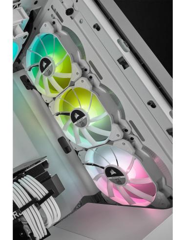 Corsair iCUE SP120 White RGB ELITE LED AirGuide Lighting Node CORE (Triple Pack) 120mm Blanco