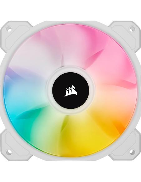 Corsair iCUE SP120 White RGB ELITE LED AirGuide Lighting Node CORE (Triple Pack) 120mm Blanco
