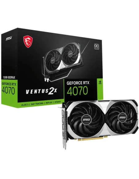 MSI GeForce RTX 4070 VENTUS 2X OC 12GB GDDR6X DLSS3