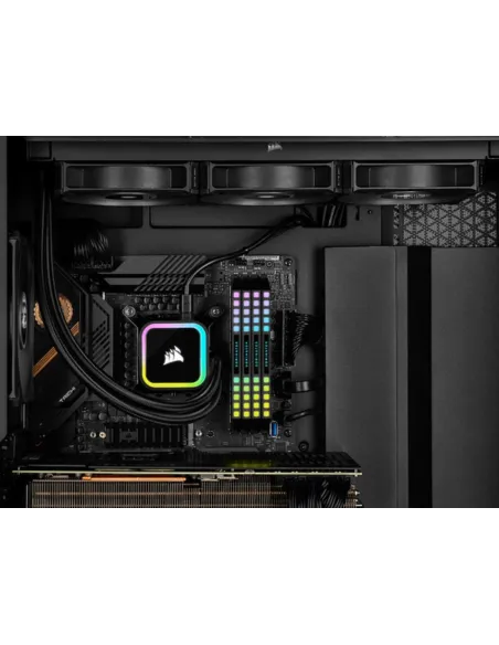 Corsair iCUE H100i RGB ELITE Liquid Kit de Refrigeración Líquida 240mm Negro