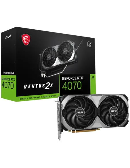 MSI GeForce RTX 4070 Ventus 2X E 12GB GDDR6X DLSS3