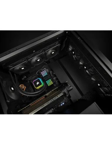 Corsair iCUE H100i RGB ELITE Liquid Kit de Refrigeración Líquida 240mm Negro