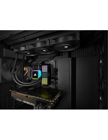 Corsair iCUE H100i RGB ELITE Liquid Kit de Refrigeración Líquida 240mm Negro