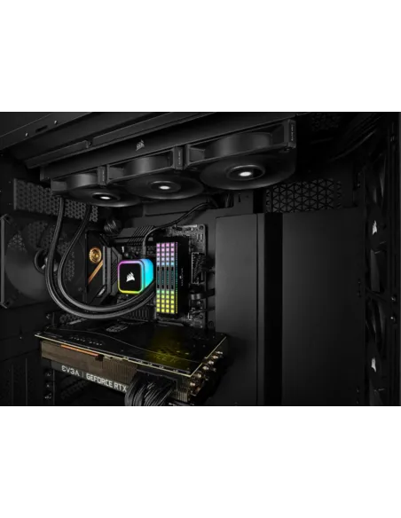 Corsair iCUE H100i RGB ELITE Liquid Kit de Refrigeración Líquida 240mm Negro