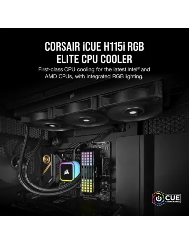 Corsair iCUE H115i RGB ELITE Liquid Kit de Refrigeración Líquida