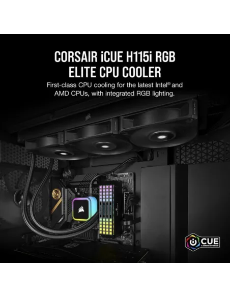 Corsair iCUE H115i RGB ELITE Liquid Kit de Refrigeración Líquida