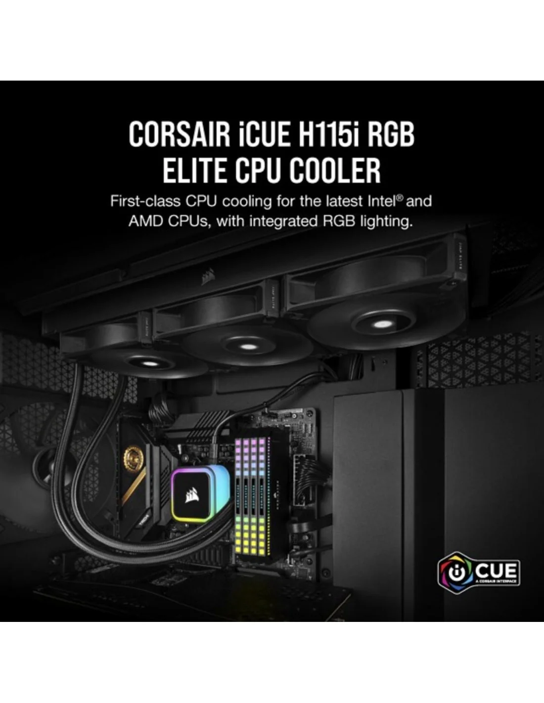 Corsair iCUE H115i RGB ELITE Liquid Kit de Refrigeración Líquida