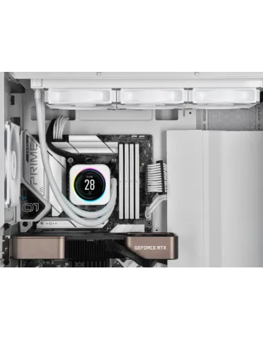 Corsair AF120 Elite 120 mm PWM Ventilador con Rodamiento Dinámico Líquido 120mm Blanco