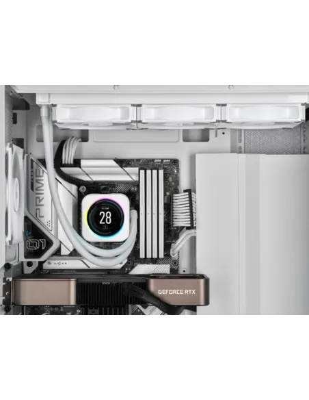 Corsair AF120 Elite 120 mm PWM Ventilador con Rodamiento Dinámico Líquido 120mm Blanco