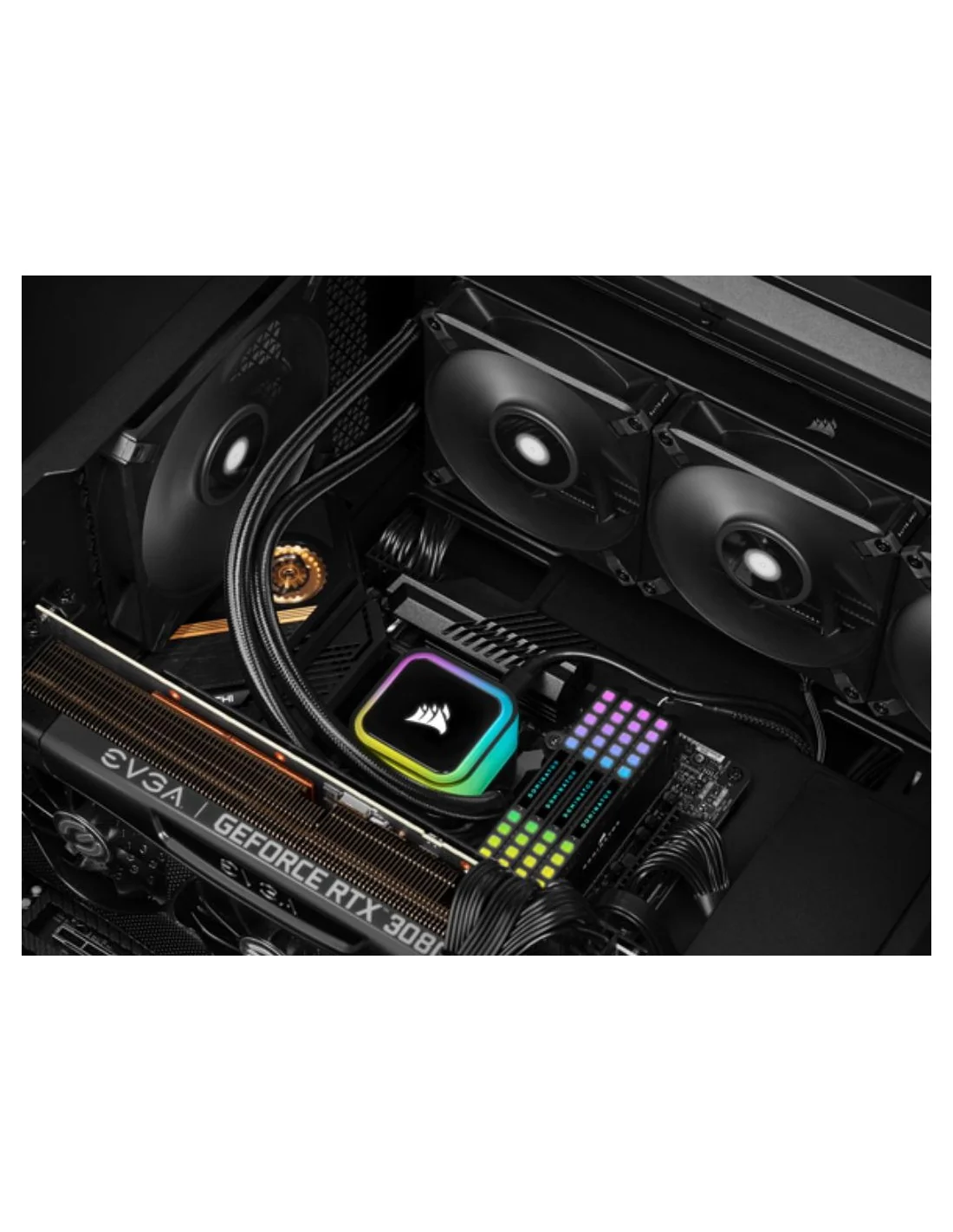 Corsair AF140 Elite 140 mm PWM Ventilador con Rodamiento Dinámico Líquido 140mm Negro