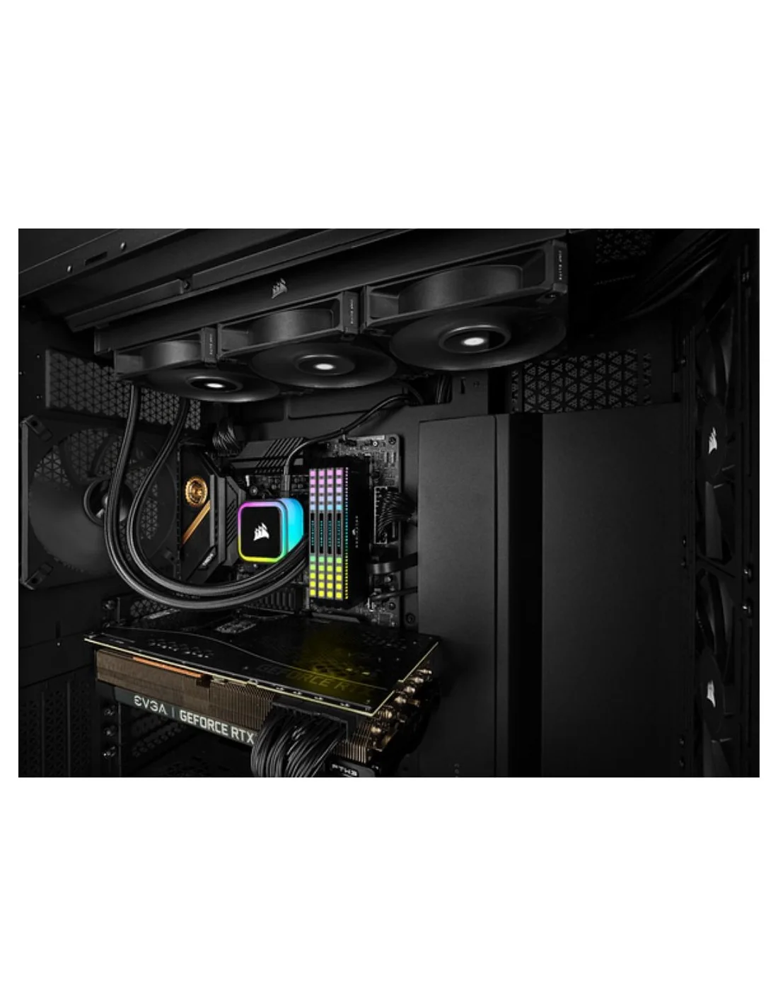 Corsair AF140 Elite 140 mm PWM Ventilador con Rodamiento Dinámico Líquido 140mm Negro