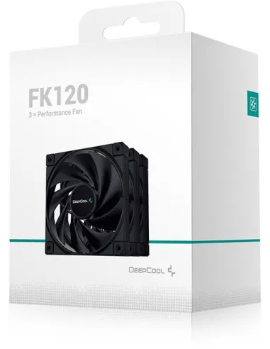DeepCool FK120 Set 3 Ventiladores 120mm Negros