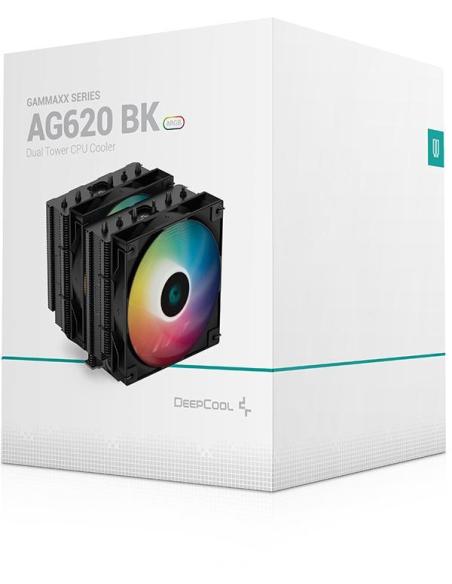 DeepCool AG620 BK ARGB Ventilador CPU 120mm Negro