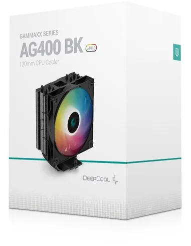 DeepCool AG400 BK ARGB Ventilador CPU 120mm Negro
