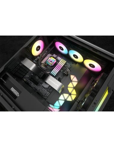 Corsair iCUE H150i ELITE CAPELLIX XT Kit de Refrigeración Líquida 360mm Negro