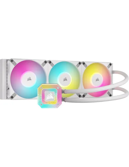 Corsair iCUE H150i ELITE CAPELLIX XT Kit de Refrigeración Líquida 360mm Blanco