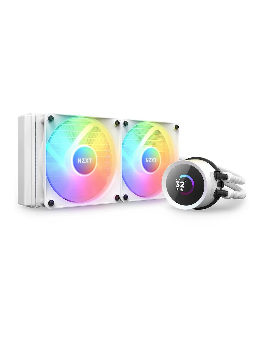 NZXT Kraken 240 RGB Kit de Refrigeración Líquida 240mm Blanca