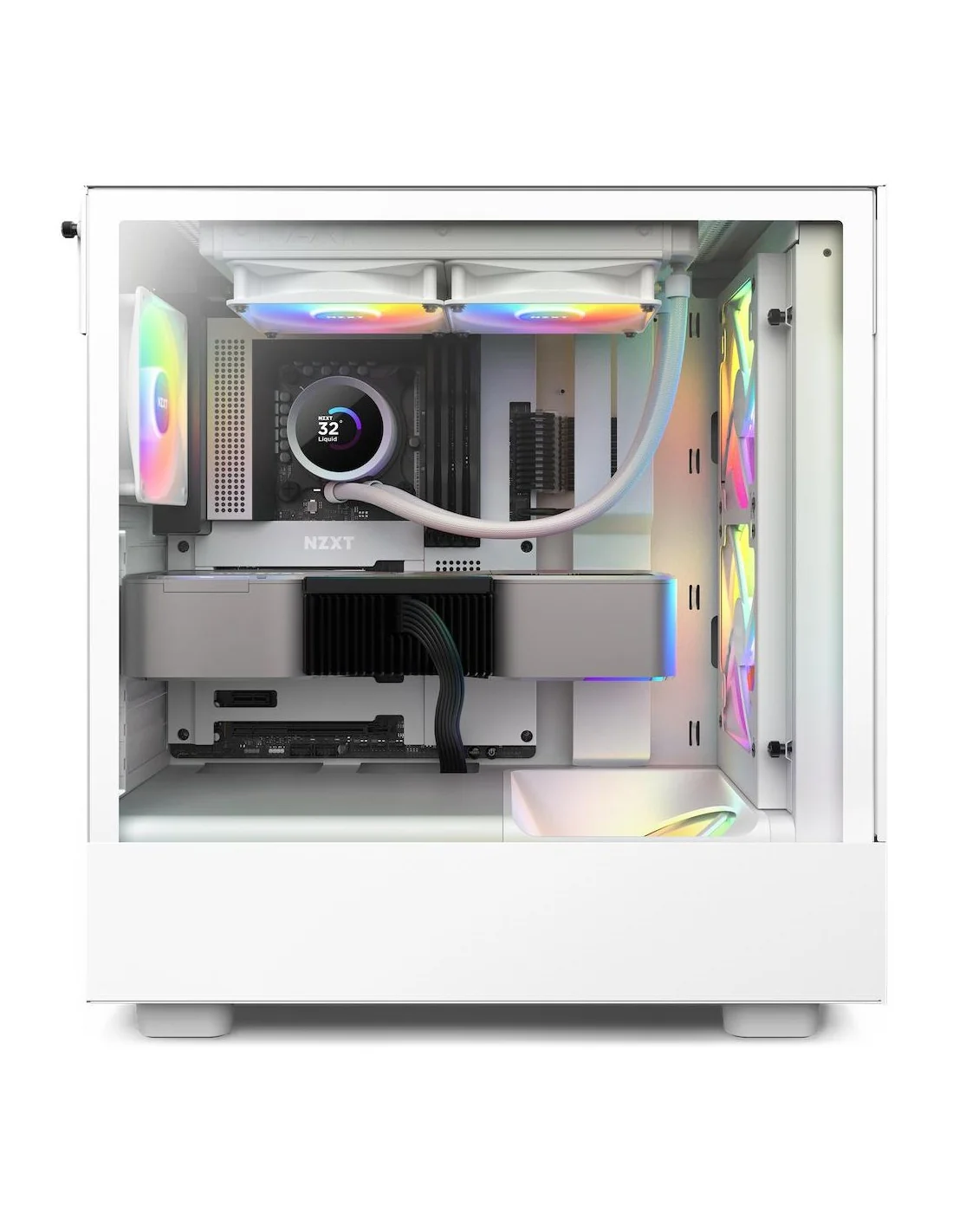 NZXT Kraken 240 RGB Kit de Refrigeración Líquida 240mm Blanca