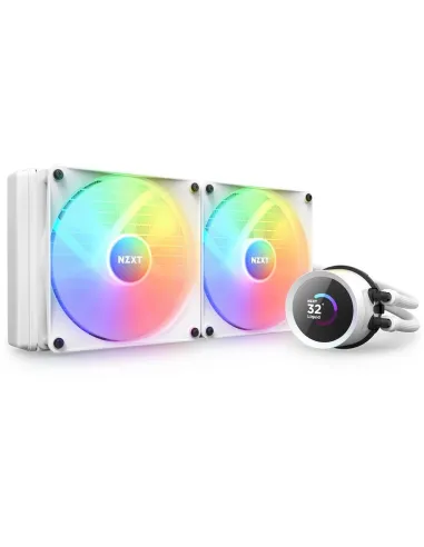 NZXT Kraken 280 RGB Kit de Refrigeración Líquida 280mm Blanca