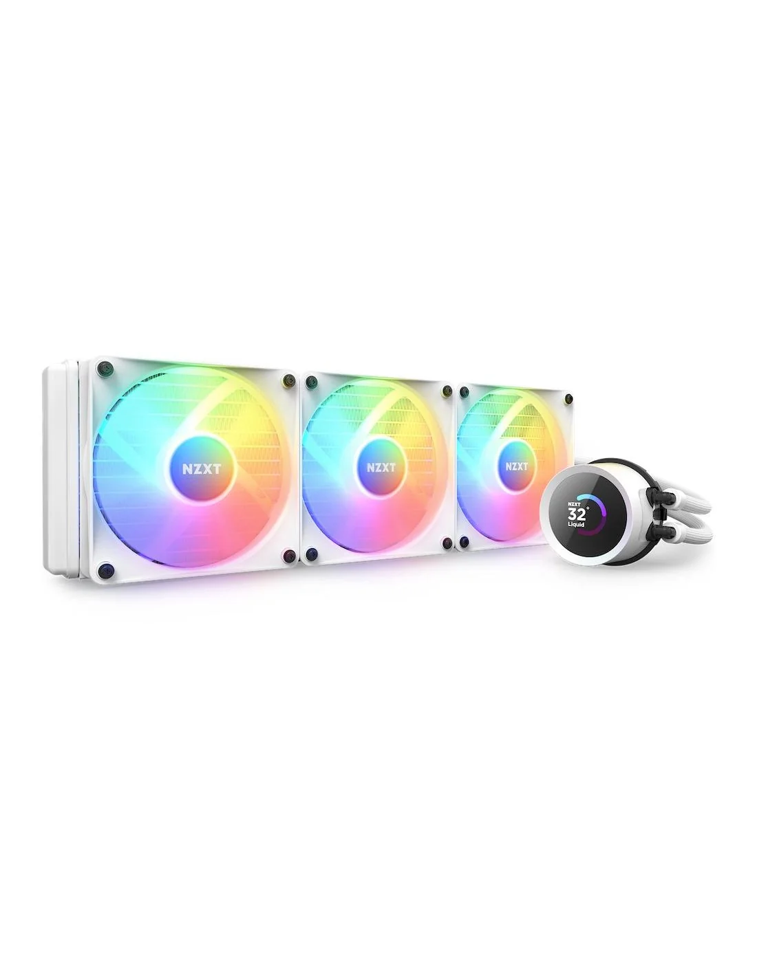 NZXT Kraken 360 RGB Kit de Refrigeración Líquida 360mm Blanco