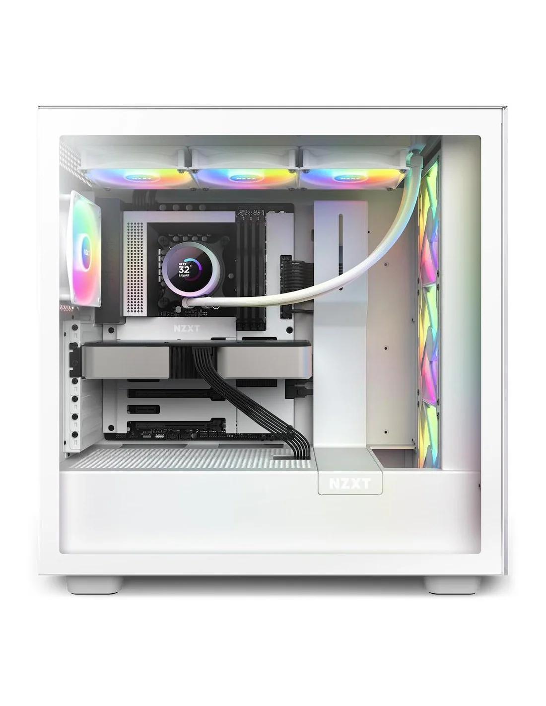 NZXT Kraken 360 RGB Kit de Refrigeración Líquida 360mm Blanco