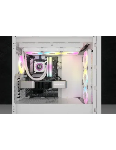 Corsair iCUE H150i ELITE LCD XT Kit de Refrigeración Líquida 360mm Blanco