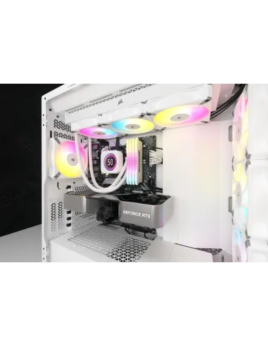 Corsair iCUE H150i ELITE LCD XT Kit de Refrigeración Líquida 360mm Blanco