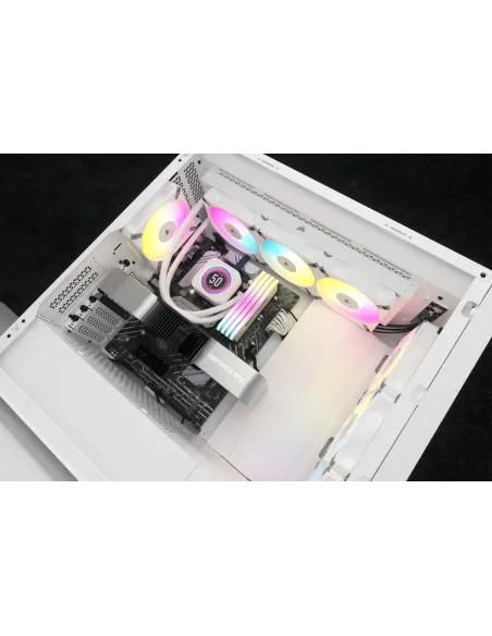 Corsair iCUE H150i ELITE LCD XT Kit de Refrigeración Líquida 360mm Blanco