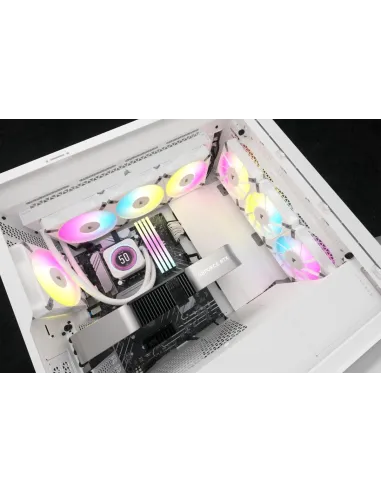 Corsair iCUE H150i ELITE LCD XT Kit de Refrigeración Líquida 360mm Blanco