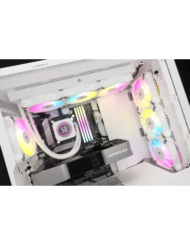 Corsair iCUE H150i ELITE LCD XT Kit de Refrigeración Líquida 360mm Blanco
