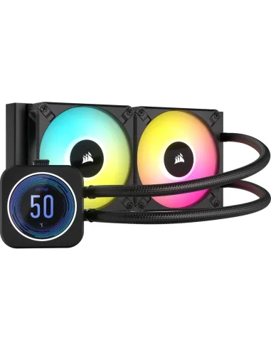 Corsair iCUE H100i ELITE LCD XT Kit de Refrigeración Líquida 240mm Negro