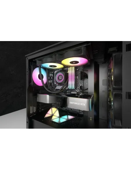 Corsair iCUE H100i ELITE LCD XT Kit de Refrigeración Líquida 240mm Negro