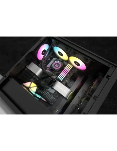Corsair iCUE H100i ELITE LCD XT Kit de Refrigeración Líquida 240mm Negro