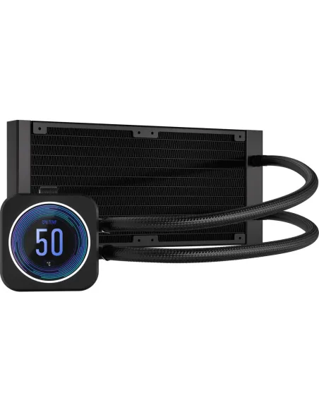 Corsair iCUE H100i ELITE LCD XT Kit de Refrigeración Líquida 240mm Negro