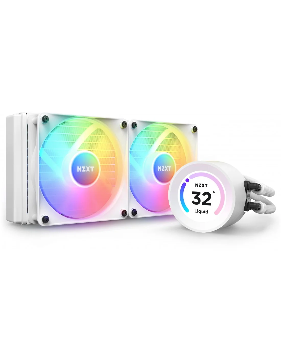 NZXT Kraken Élite 240 RGB Kit de Refrigeración Líquida 240mm Blanco