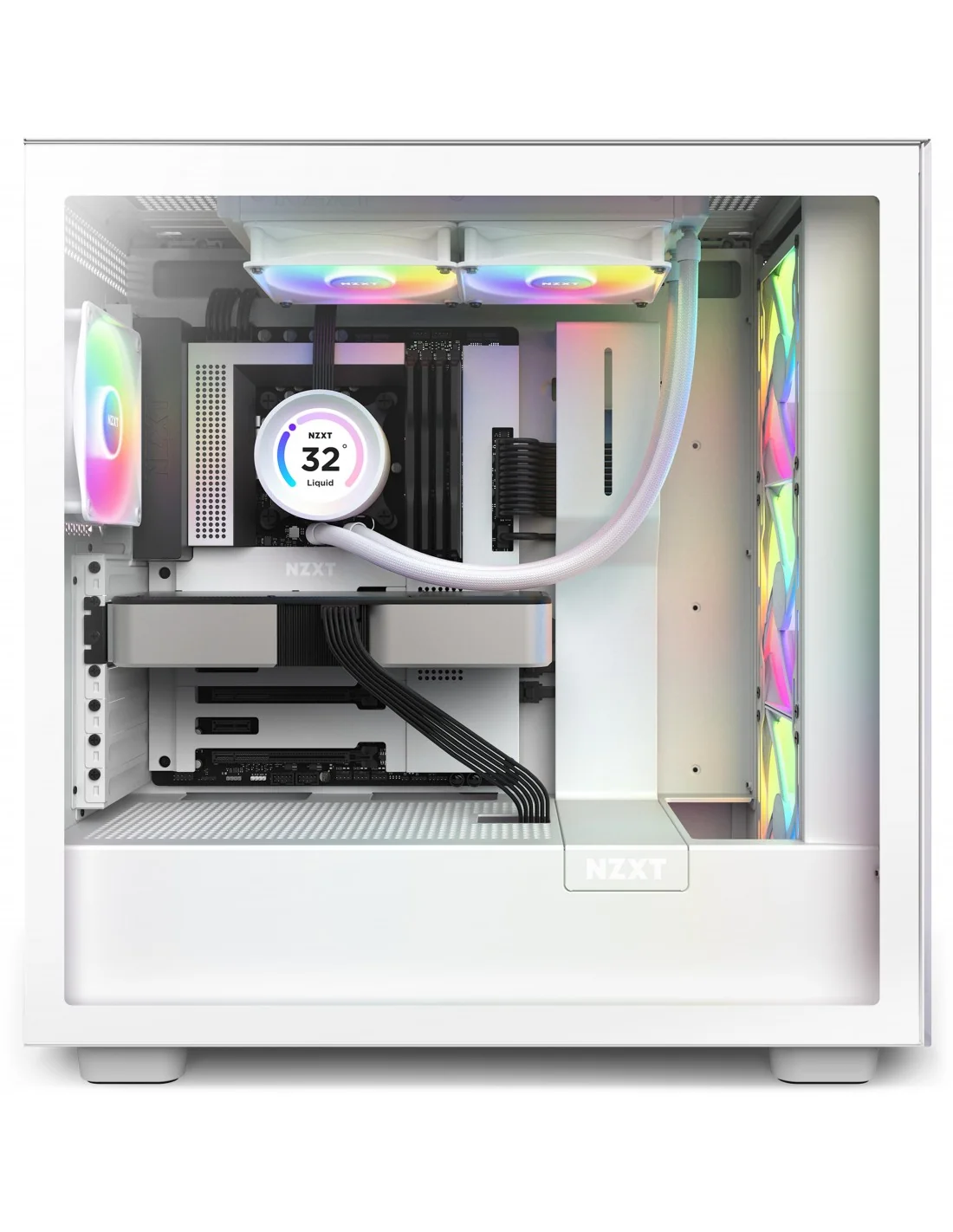 NZXT Kraken Élite 240 RGB Kit de Refrigeración Líquida 240mm Blanco