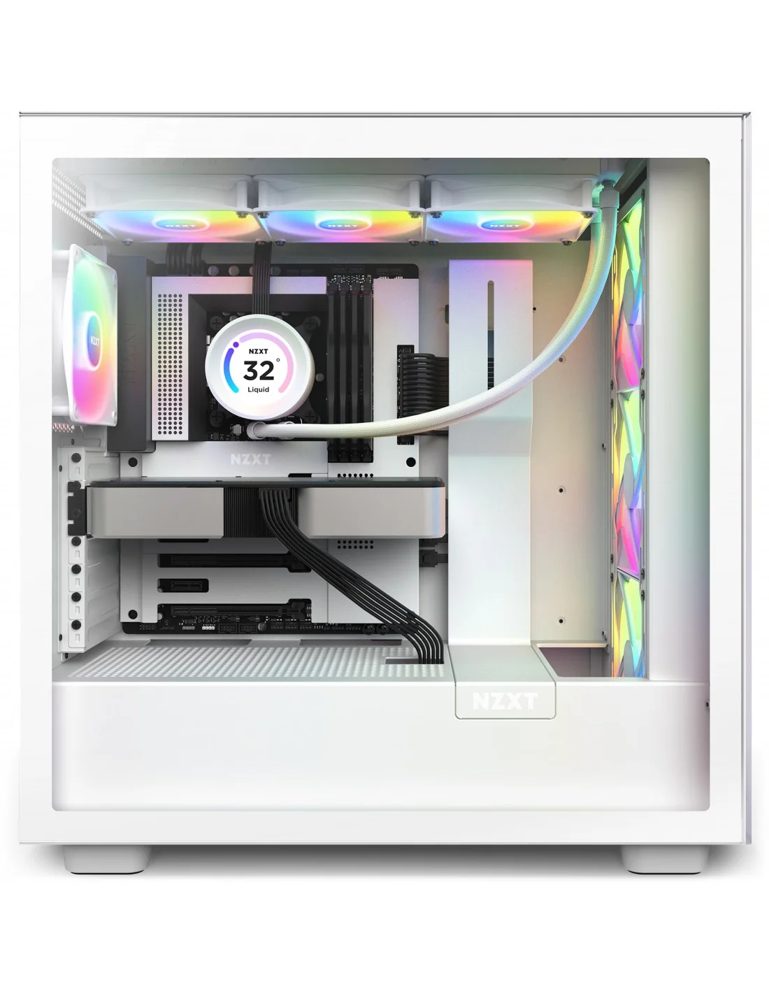 NZXT Kraken Élite 360 RGB Kit de Refrigeración Líquida 360mm Blanco