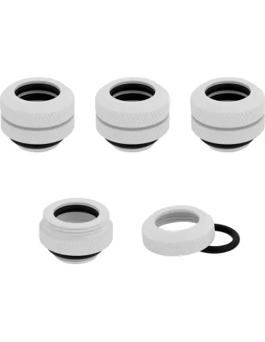 Corsair Hydro X Series XF Hardline 12mm OD Pack de 4 Blanco