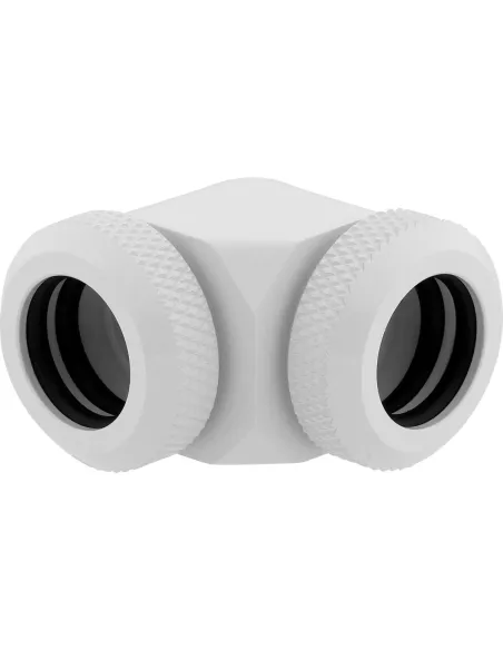 Corsair Hydro X Series XF Hardline 90° 12mm OD Pack de 2 Blanco