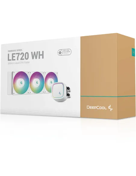 DeepCool LE720 Kit de Refrigeración Líquida ARGB 360mm Blanco