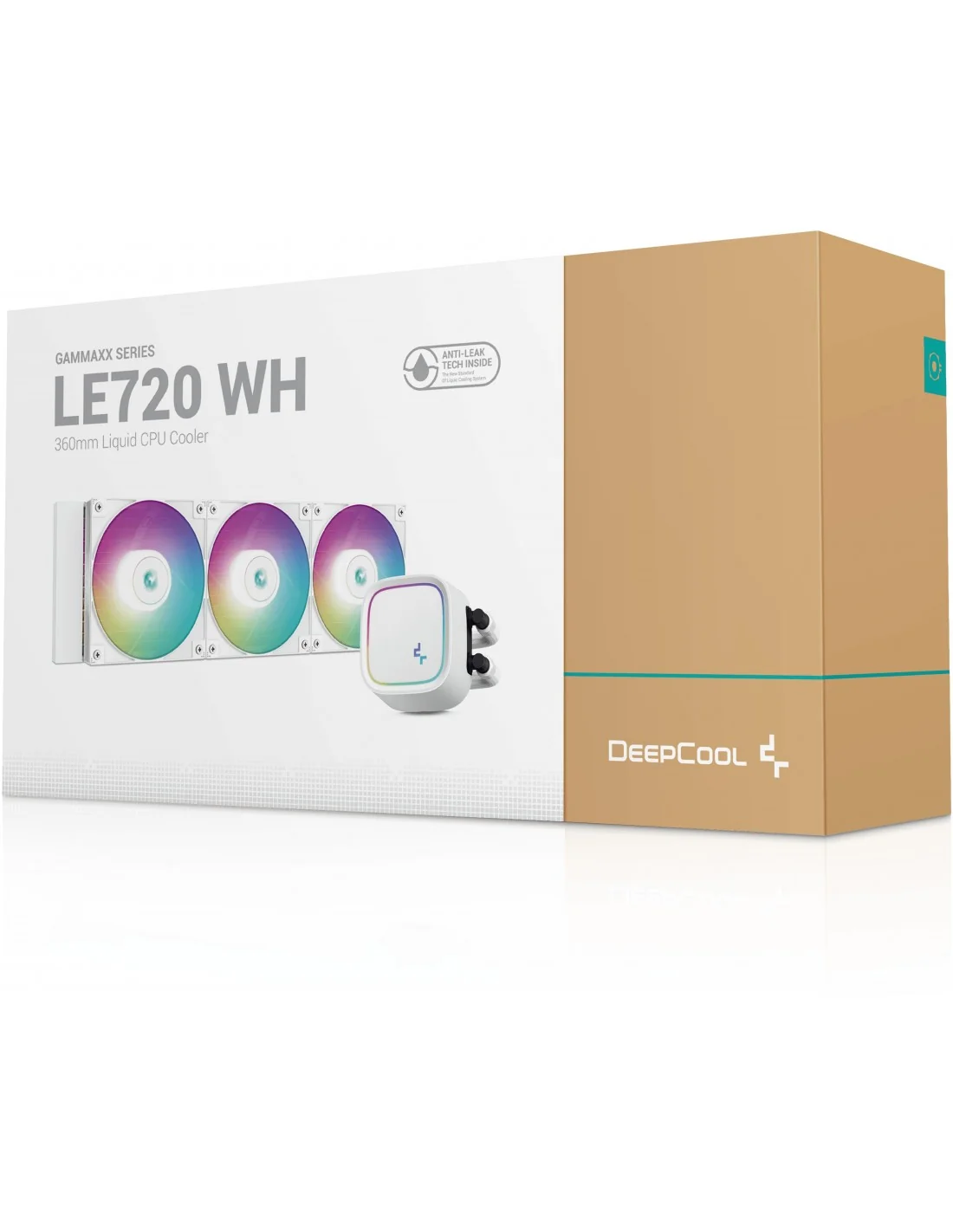 DeepCool LE720 Kit de Refrigeración Líquida ARGB 360mm Blanco