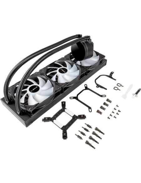 Unyka Aquastorm 360 ARGB Kit de Refrigeración Líquida 360mm Negro